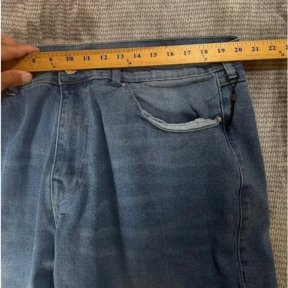 True Religion Ricky Relaxed Straight‎ Mens Flap Stretch Denim Jeans Blue 40x31
